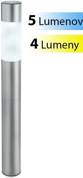 Solárne stĺpikové LED osvetlenie Esotec Pole Light Duo Color 102606