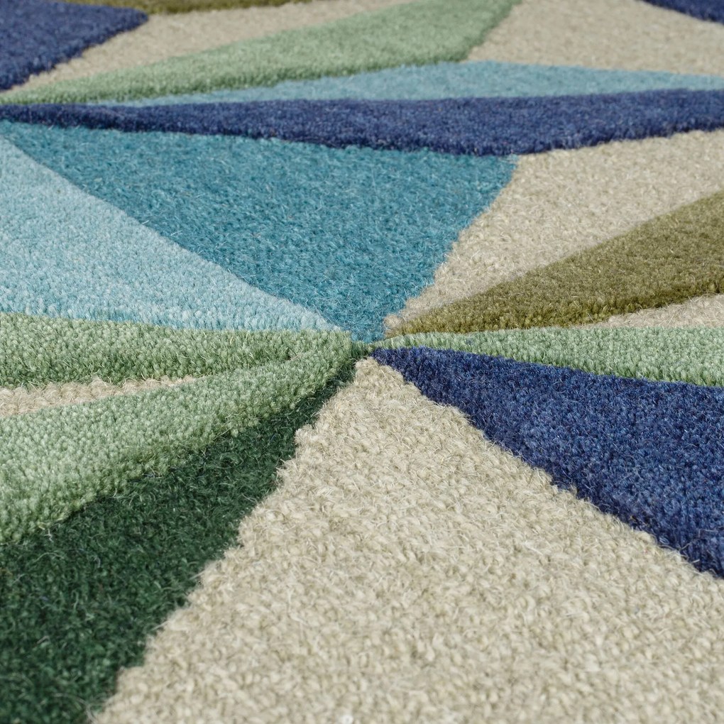 Flair Rugs, Kusový koberec Illusion Reverie Blue, 120x170, viacfarebná, detská izba