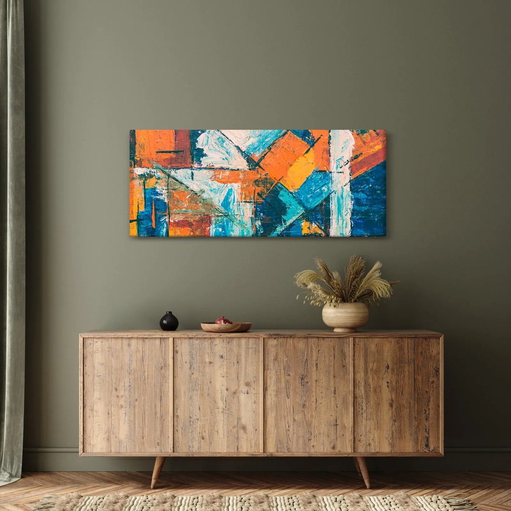 Obraz - Abstrakcia (120x50 cm)