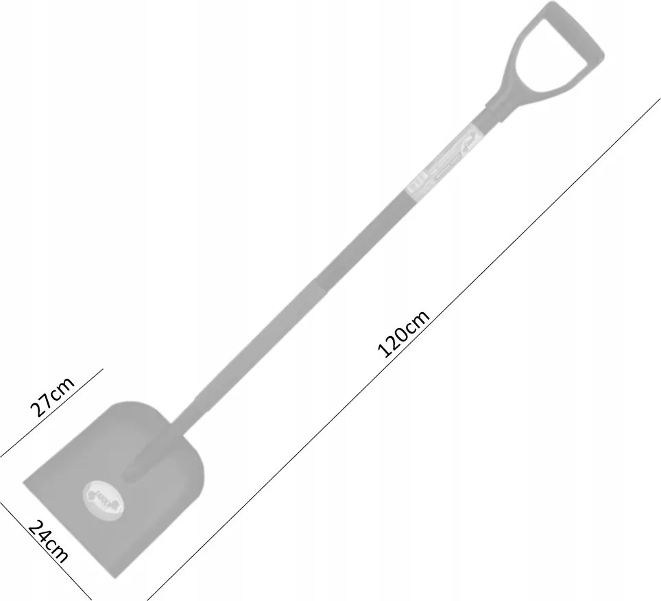 Garden Line Pieskovacie lopaty s oceľovou rukoväťou 120 cm
