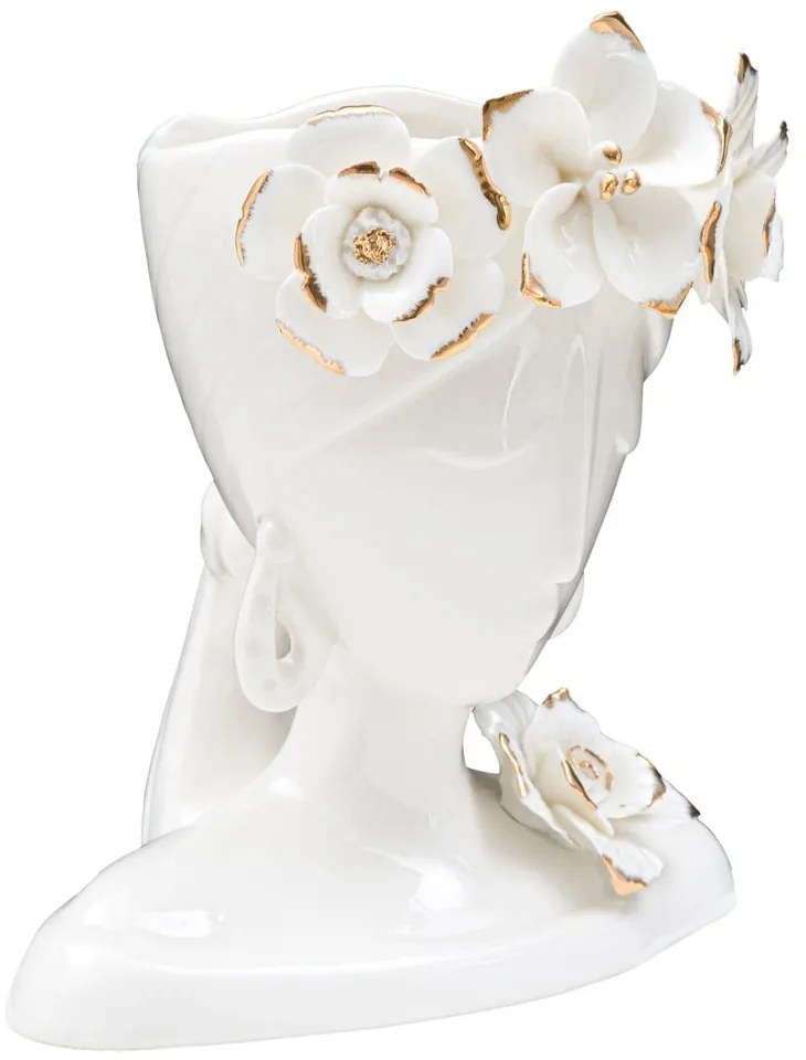 Biela porcelánová váza Mauro Ferretti Young Woman