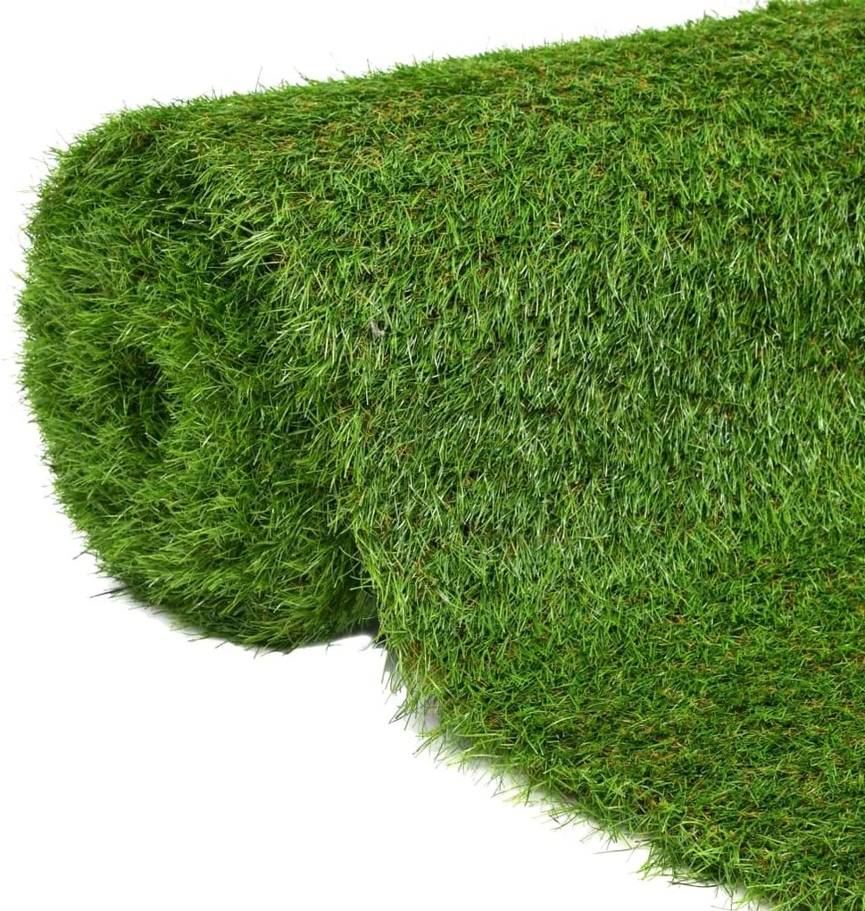 vidaXL Umelý trávnik, 1x5 m/40 mm, zelený