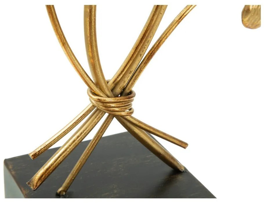 Svietnik v zlatej farbe Mauro Ferretti Oasis