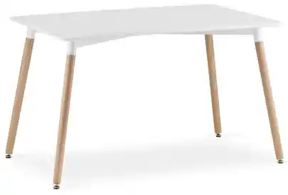 Jedálenský stôl ADRIA 120x80 cm - buk/biela | BIANO