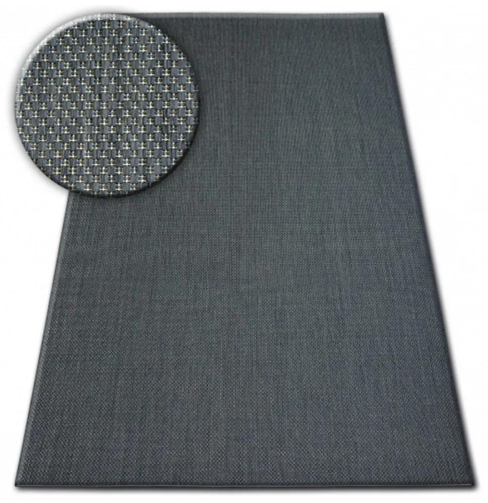Kusový koberec Flat čierny, Velikosti 200x290cm