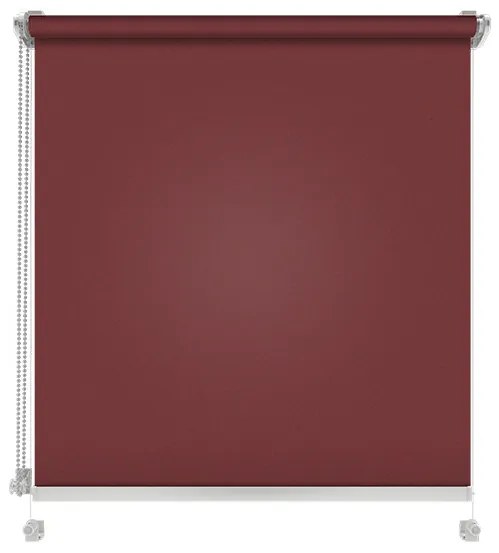 Gario Roleta Nástenná Standard Štruktúrovaná Červená marsala Šírka: 127 cm, Výška: 150 cm