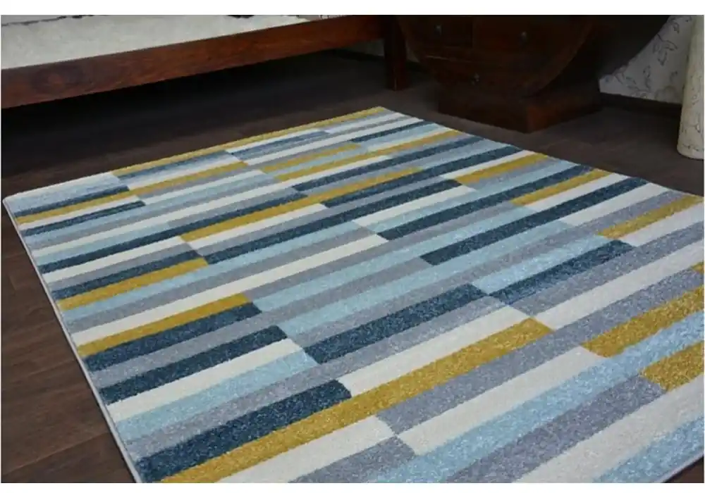 Kusový koberec Stockholm modrý 200x290cm | BIANO