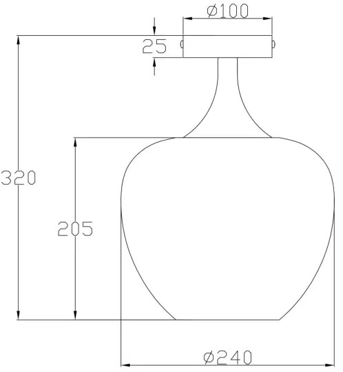 Globo 15548DK - Stropné svietidlo MAXY 1xE27/40W/230V biela/antracit