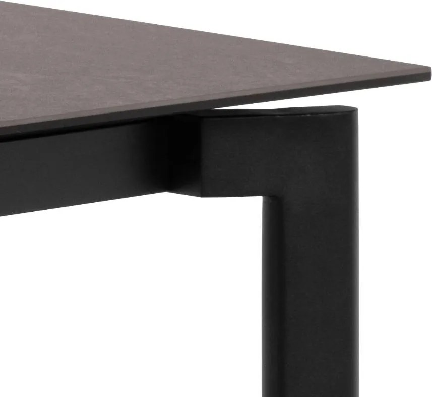 Rozkladací jedálenský stôl Palermo 180/240 cm čierny