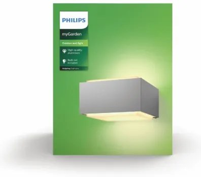 Philips 17337/87/PN - Vonkajšie nástenné svietidlo MYGARDEN HEDGEHOG E27/42W IP44