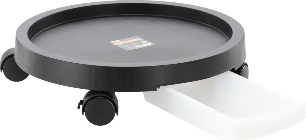 Podstavec pod kvetináč, okrúhly, na kolieskach, priemer 40 cm *7892