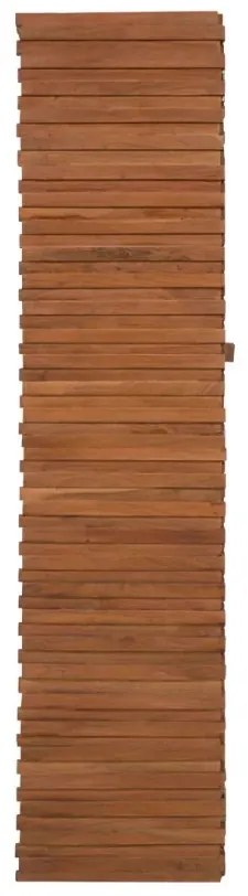 furniture-nabytek.cz - Masívna šatní skriňa Abadi z akáciového a mangového dreva, lakovaná, hnedá – 75×44×190 cm