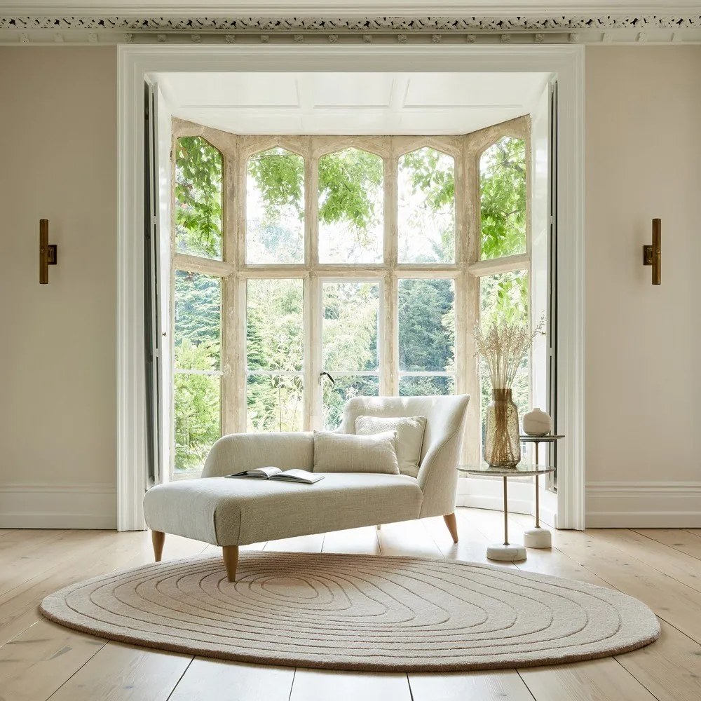 Krémový vlnený koberec 200x290 cm Puddle Wool - Flair Rugs