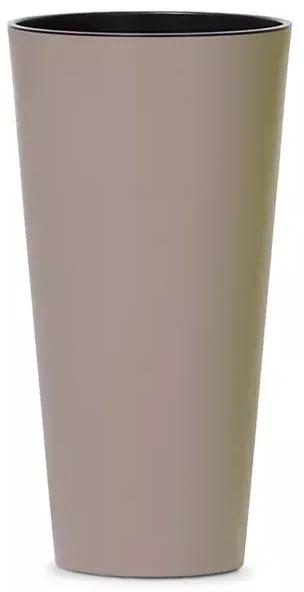 Plastový kvetináč DTUS200 20 cm - mocca