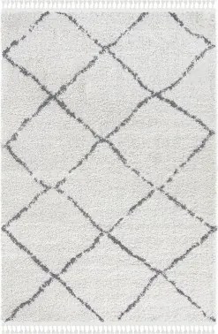 Koberec Boho 80x150 cm, biely%