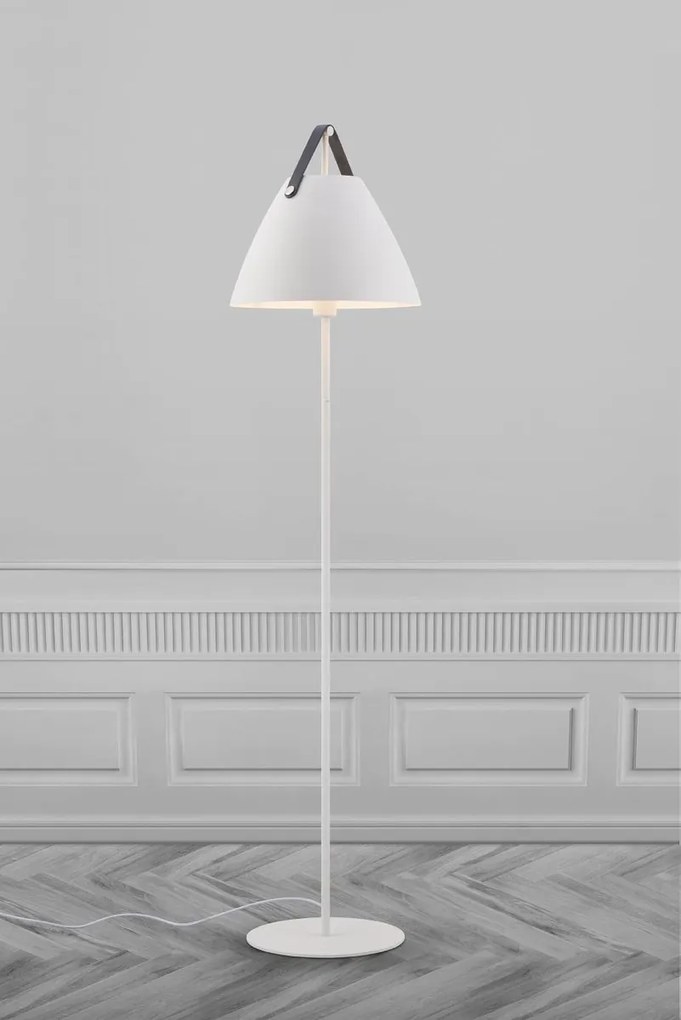 NORDLUX Priemyselná stojacia lampa STRAP, 1xE27, 40W, biela