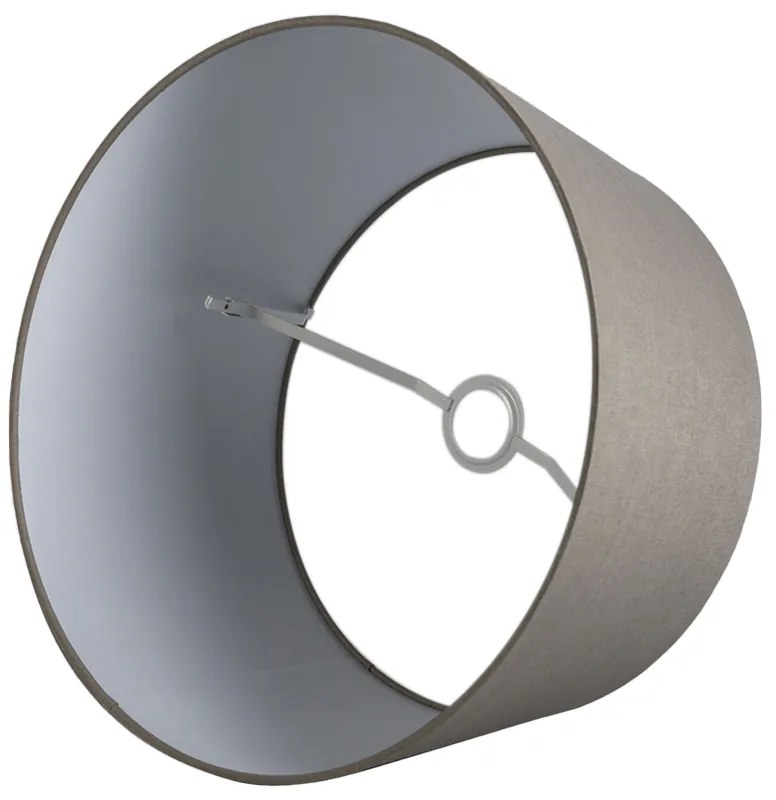 Tienidlo na lampu z ľanu taupe 45 cm