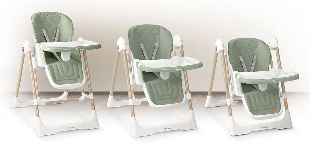 Detská stolička 3v1 Nukido Elite - zelená