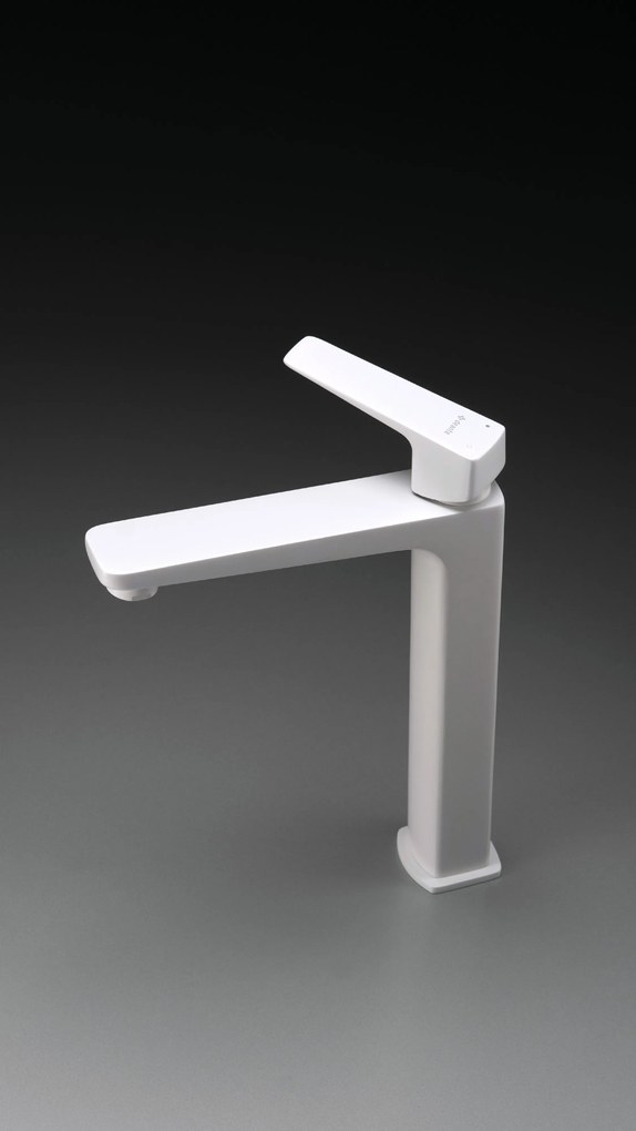 Deante Blur, vysoká umývadlová batéria h-290, biela matná, DEA-BQL_A20K