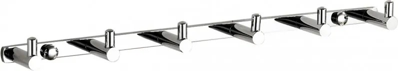 Mexen vešiak na uterák so šiestimi háčikmi, chrómová - 709166-00