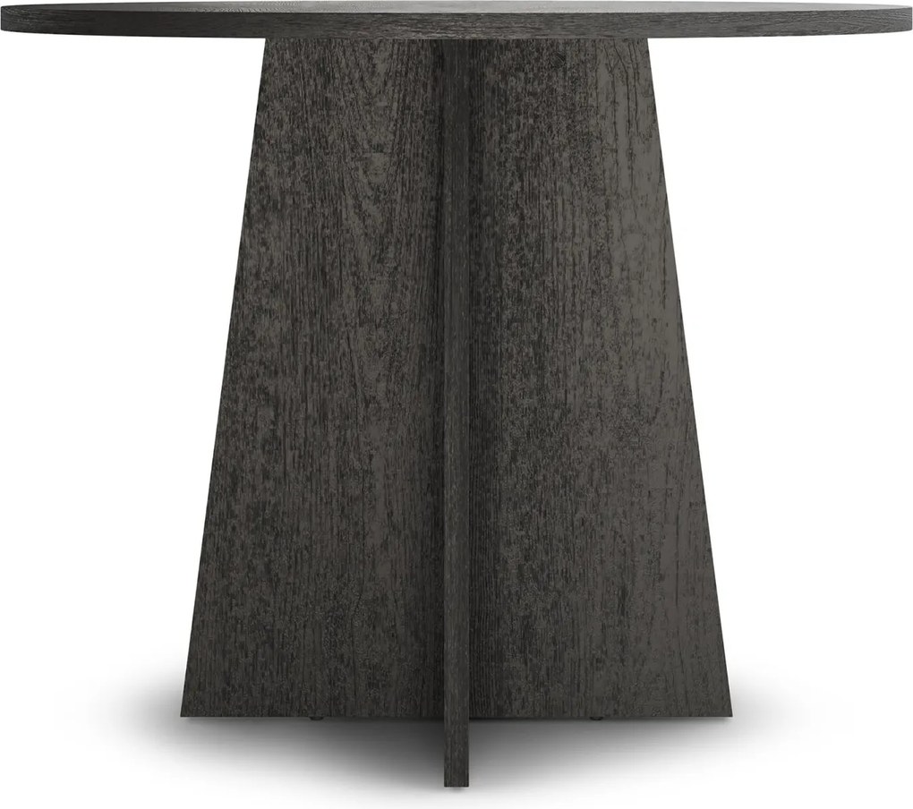 Okrúhly jedálenský stôl Merla 100 cm čierny