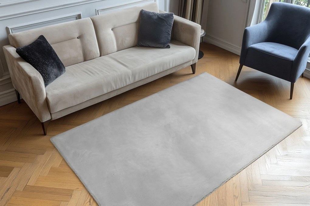 Obsession, Kusový koberec Milestone 600 Grey, 160x230, šedá, obývacia izba