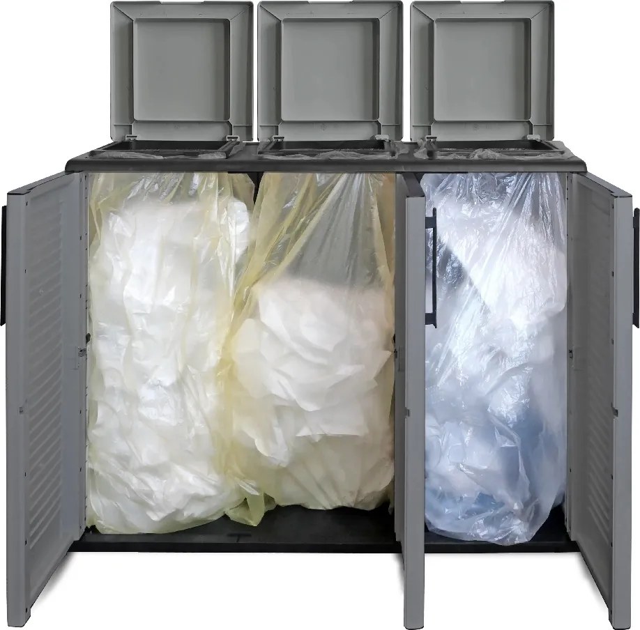 ARTPLAST Skrinka EASY na triedený odpad, 3-dverová