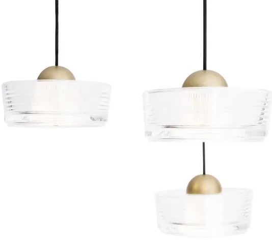 MAXLIGHT P0543 - LED Luster na lanku LIPARI LED/22W/230V pr. 35 cm číra