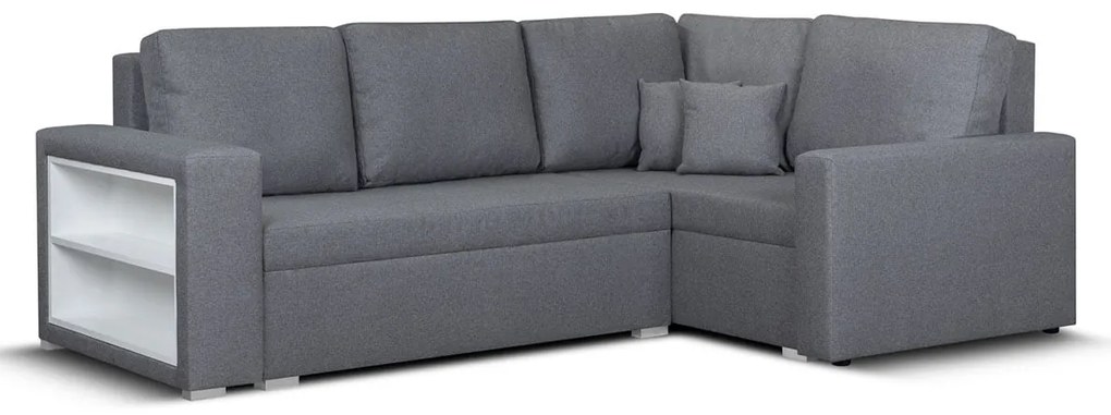 Rohová sedacia súprava s funkciou spania MODO4 Světle šedá