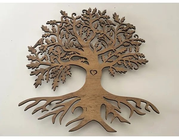 Li-Go 5729/DUB2 - LED nástenná dekorácia s integrovaným senzorom, LED/10W/5V, 90x110 cm, dub