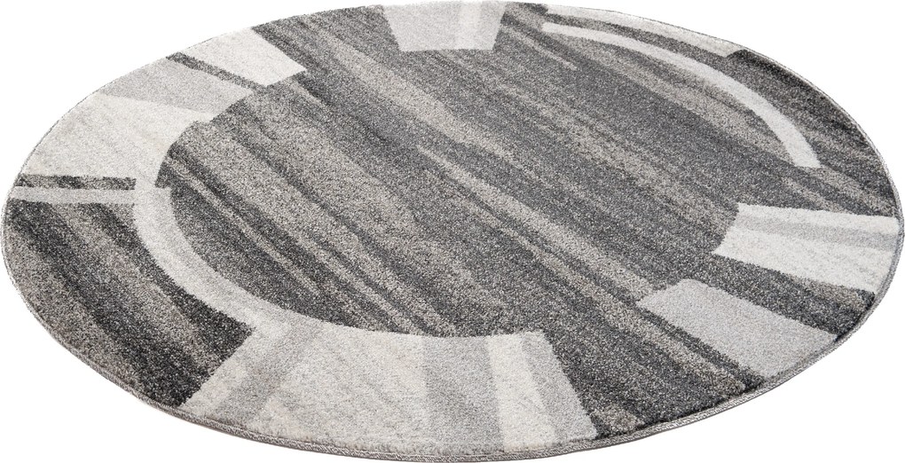 TA Koberec 3443A ČIERNE SARI KOLESO B1X Rozmer: 130x130 cm