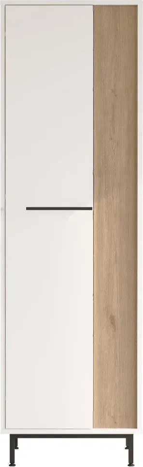 Vysoký botník Houseland Artego biely/dub Castello