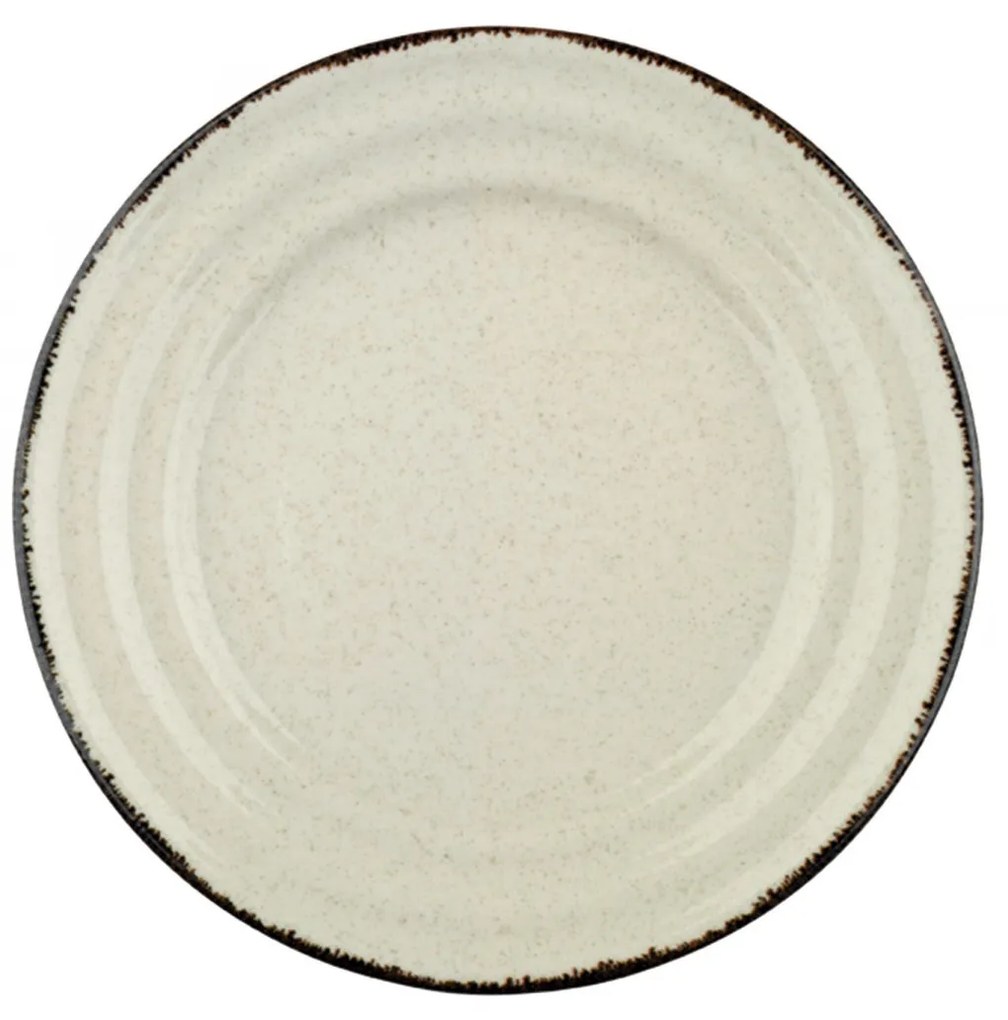 Porcelánová sada 24 kusů talířů Cinnamon I. béžová
