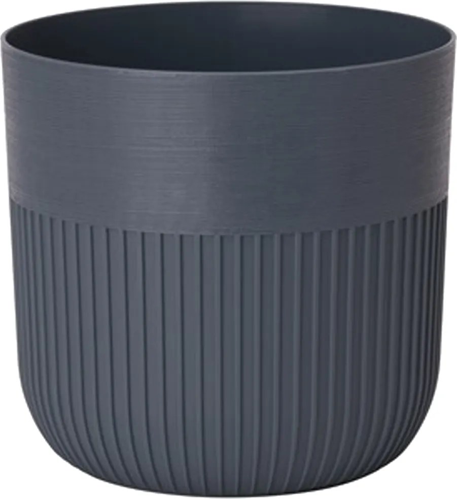 KRYT NA KVETINÁČ LUCA 160 MM ANTRACIT*0285