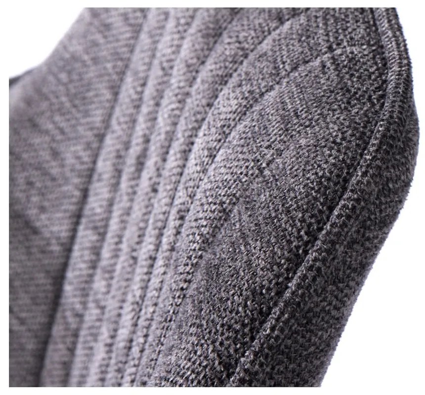 Tmavosivá čalúnená barová stolička s nastaviteľnou výškou/s podrúčkami (výška sedadla 65 cm) Nolan – Unique Furniture