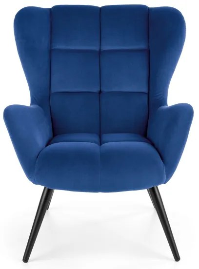 Kreslo CHATEU tmavomodré