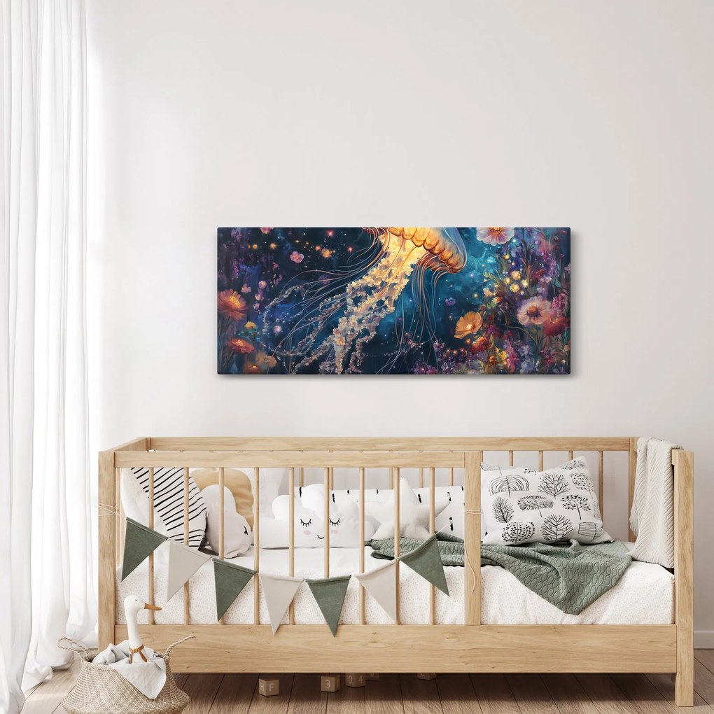 Obraz - Magická medúza (120x50 cm)