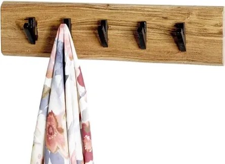 Věšiak na stenu Riviera, šírka 60 cm, masivna akácia%