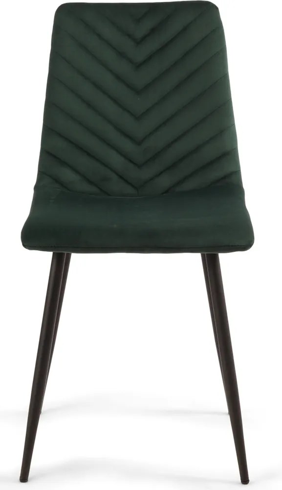 Jedálenská stolička Harry, tmavo zelená látka