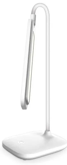 Stolná lampa Platinet 5 W, batéria + USB, biela