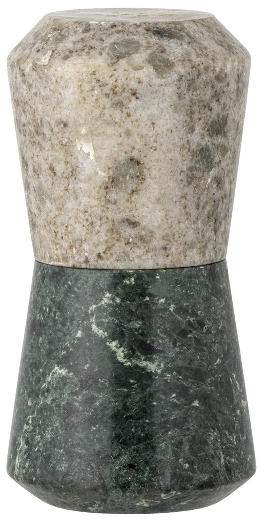 Bloomingville Soľnička a korenička Duo Green Marble