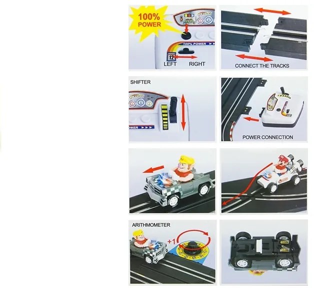COWA DETSKÁ POSCHODOVÁ AUTODRÁHA 678CM