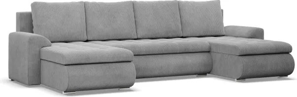 Sedacia súprava FORESTA ULL Poso v tvare U sivá