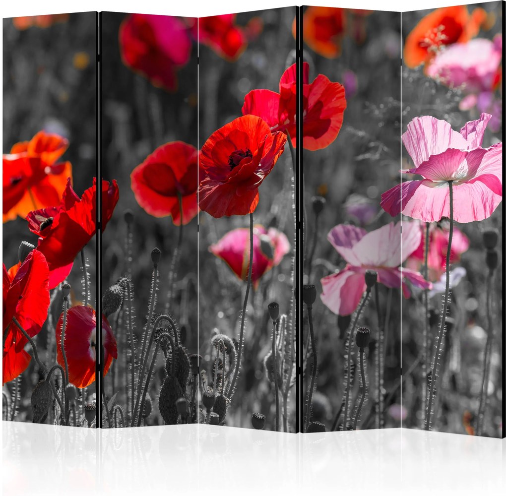 Paraván - Red Poppies II [Room Dividers] 225x172