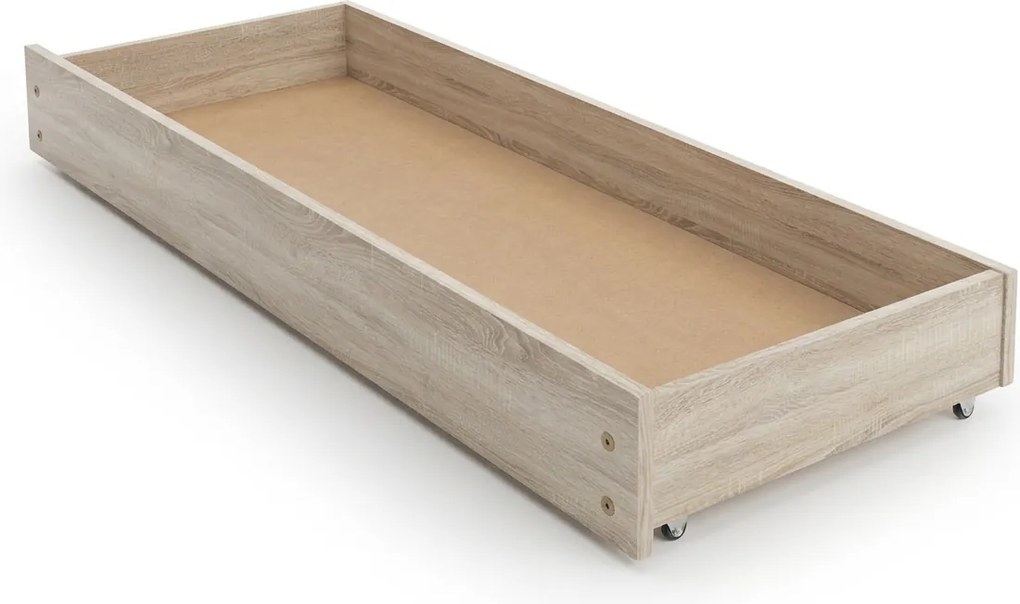 Úložný box pod posteľ ELISA 200 cm, dub sonoma