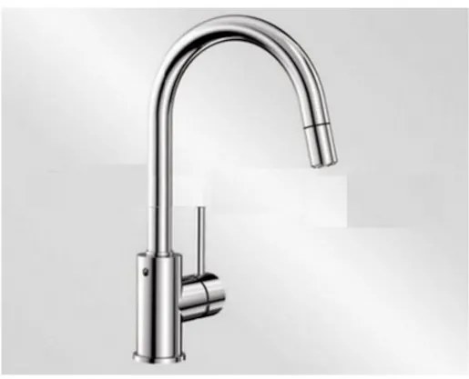 Blanco Mida-S drezová batéria s vyťahovacou sprškou chróm 521 454