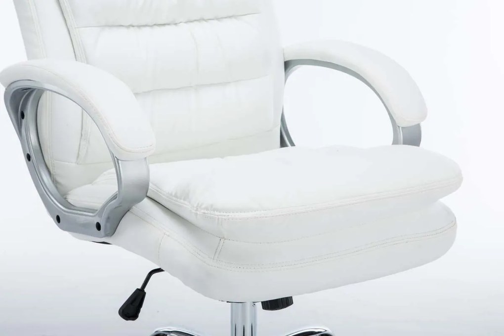 Design-Shop Kancelárska stolička Vancouver XXL - Biela
