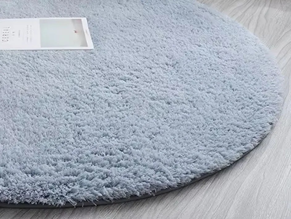 Sivý okrúhly koberec Alpaka Rozmer: 100 cm