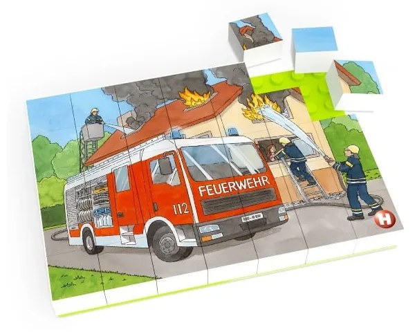 Detské puzzle Hubelino Hasičská jednotka