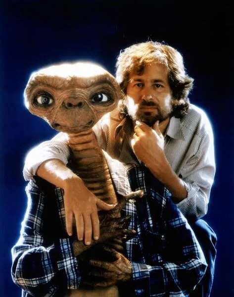 Fotografia Steven Spielberg and E.T.